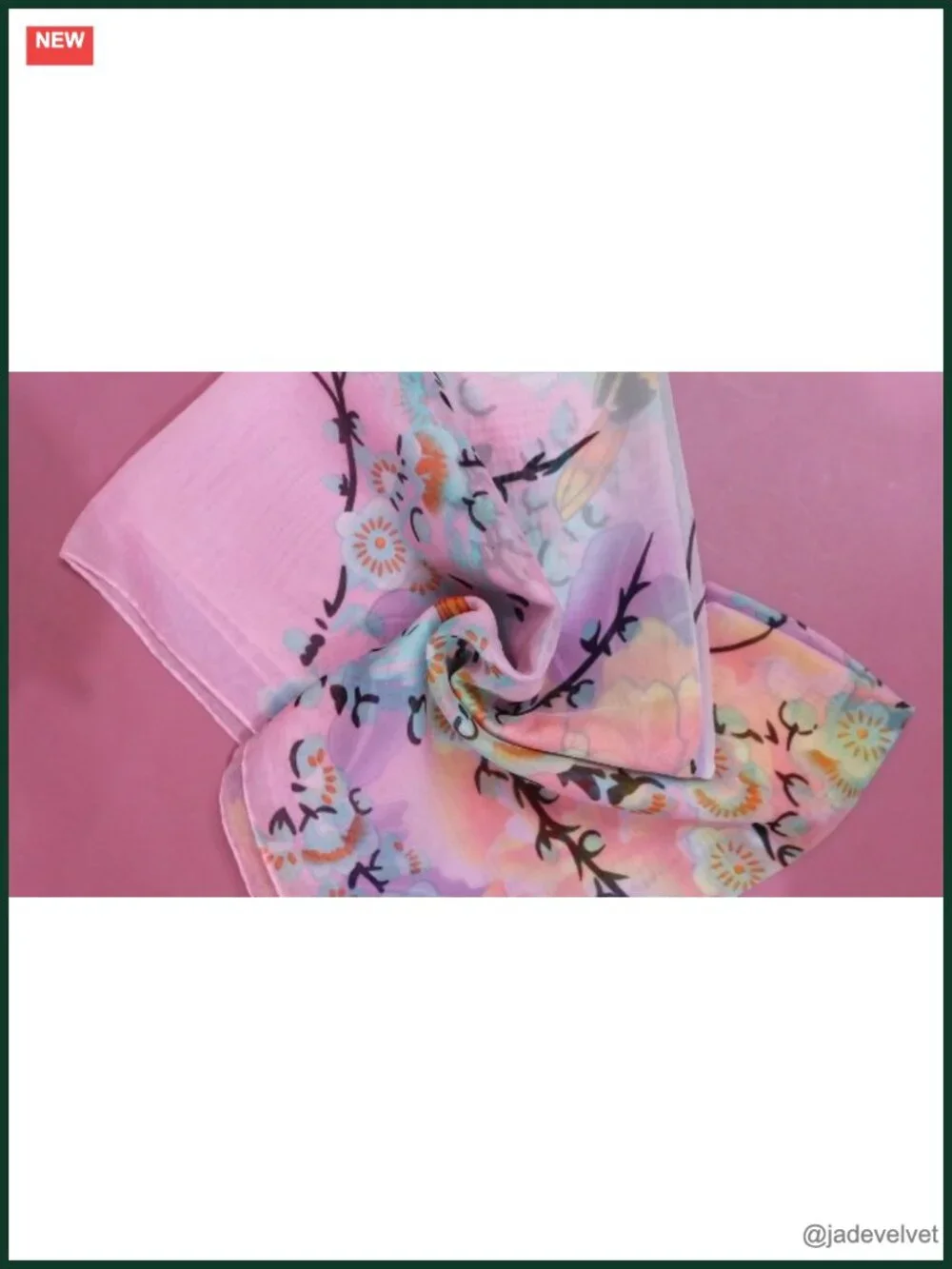 12 Pack Floral Print Fashion Scarves for Women Lightweight Georgette Shawl